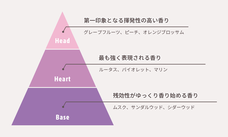  可憐な花々の香り